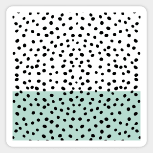 DOTS GREEN POLKA Magnet